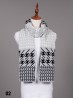 Houndstooth Pattern Scarf